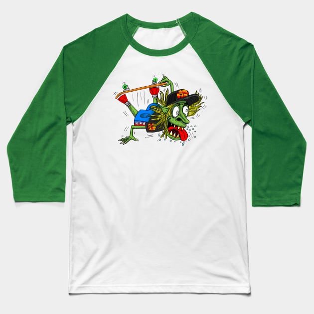 Air Goblin Baseball T-Shirt by Toonacarbra Studio